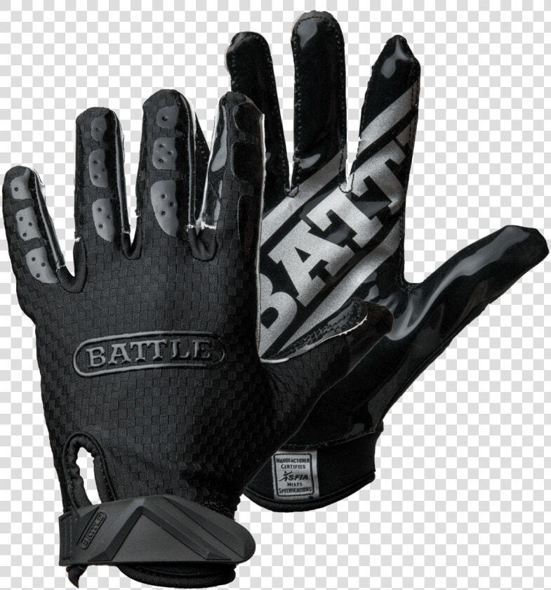 Triplethreat Football Receiver Gloves  Adult   Leather  HD Png DownloadTransparent PNG