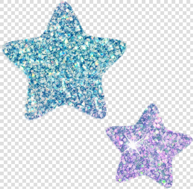  star  glitter  silver  pink  blue  estrella   Tick Or Cross Symbol  HD Png DownloadTransparent PNG