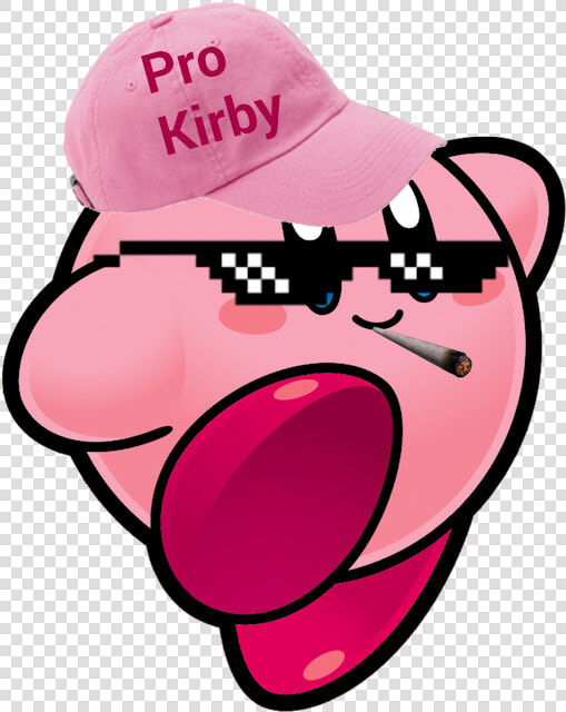 ﻿one Punched A Fusion Of Slenderman  Weegee  Goko    Kirby Nintendo Art  HD Png DownloadTransparent PNG