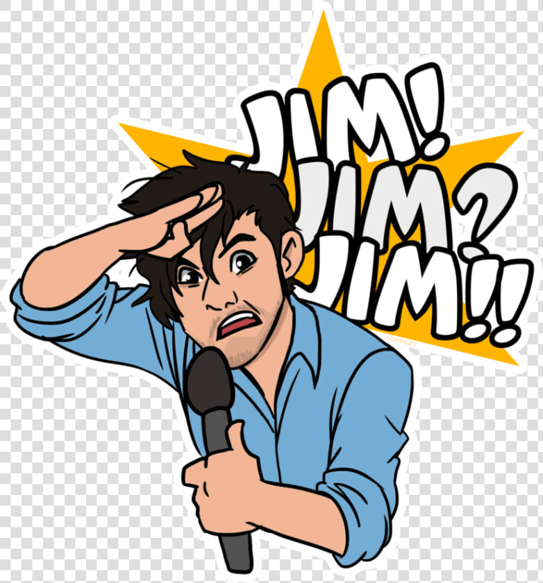 Free Download Transparent Markiplier Jim News Fanart   Cartoon  HD Png DownloadTransparent PNG