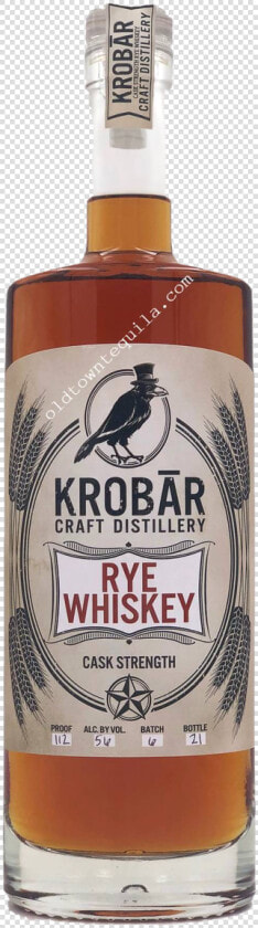 Krobar Cask Strength Rye Whiskey 112 Proof   Blended Whiskey  HD Png DownloadTransparent PNG