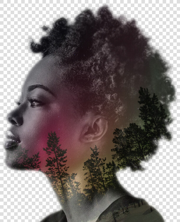 Side Profile Of Black Woman Face  HD Png DownloadTransparent PNG