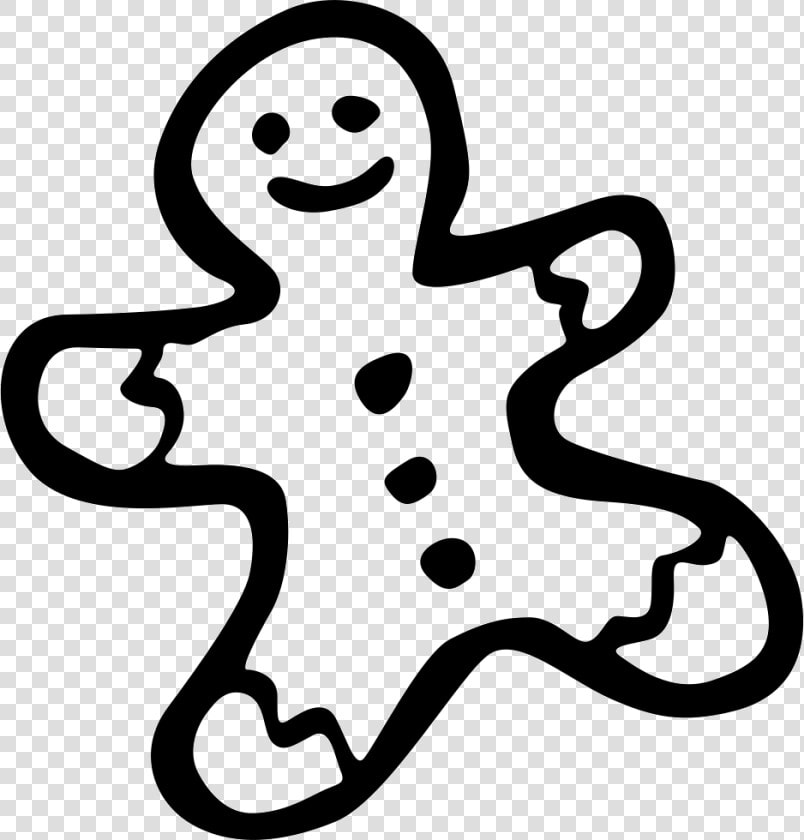 Gingerbread Man Biscuit   Biscuits Drawing Png  Transparent PngTransparent PNG