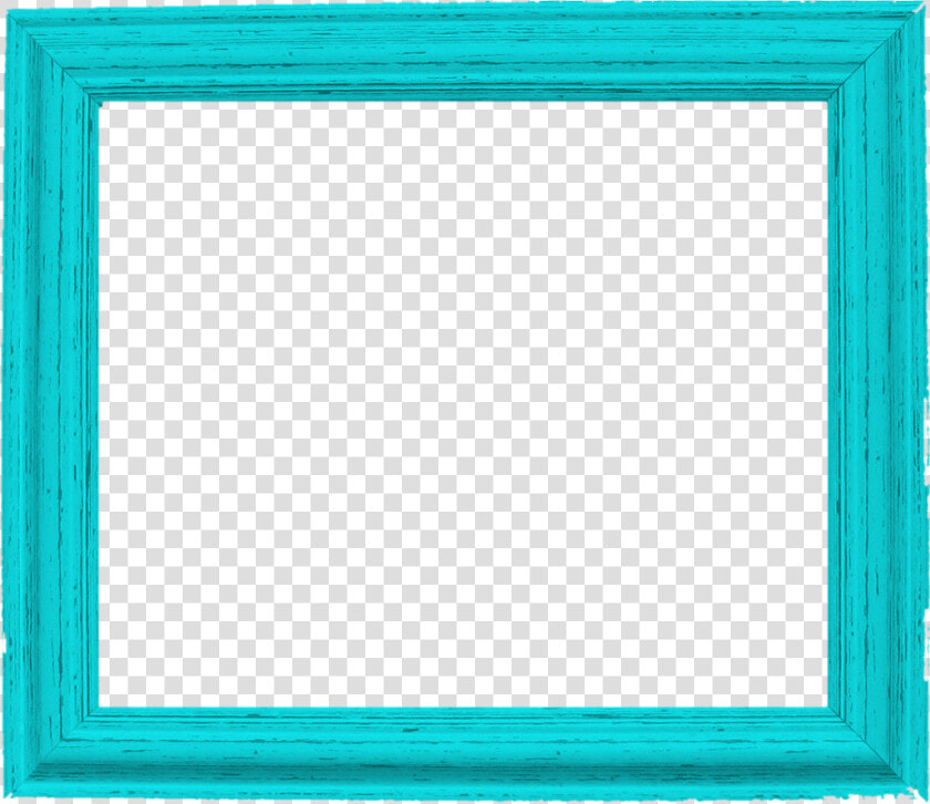 Teal Border Frame Png Pic   Picture Frame  Transparent PngTransparent PNG