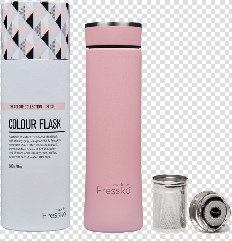 Floss1 1080pxsq 018 Compressed   Water Bottle Pink Colour  HD Png DownloadTransparent PNG