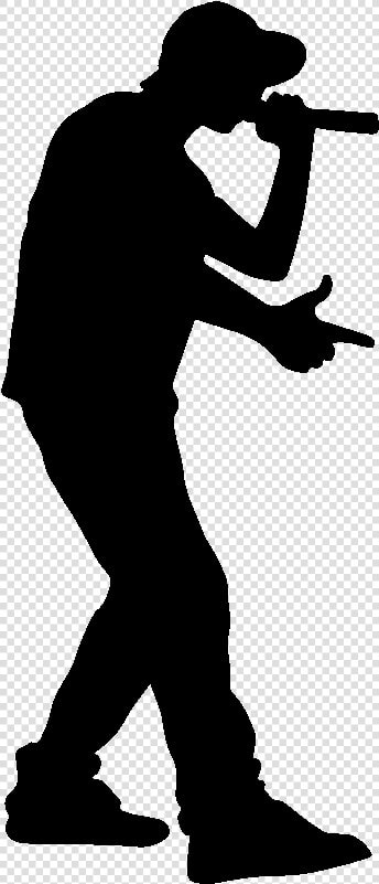  rapper   Silhouette Rapper Png  Transparent PngTransparent PNG