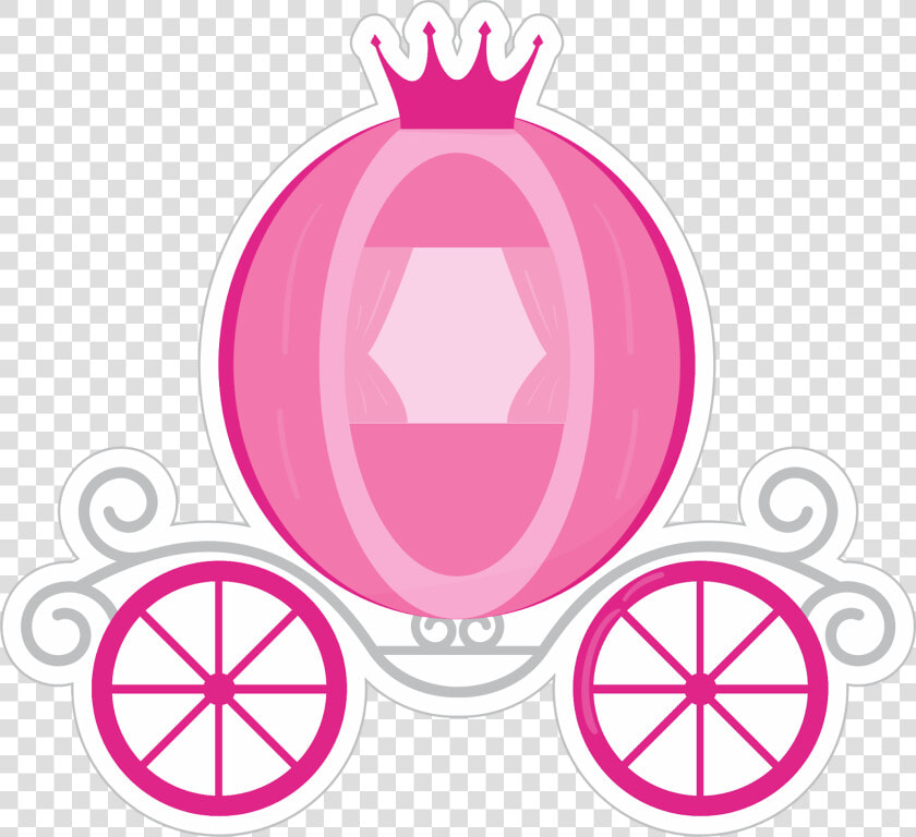 Clip Art Carruagem Princesa Png   Topo Bolo Lilas  Transparent PngTransparent PNG