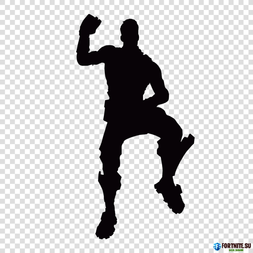 T Shirt Floss Silhouette Dance Image   Fortnite Cupcake Toppers Printable  HD Png DownloadTransparent PNG