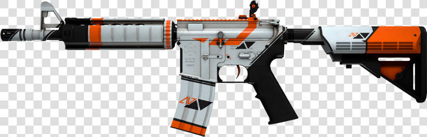 Go M4a4 Asiimov   M4a4 Cs Go Png  Transparent PngTransparent PNG