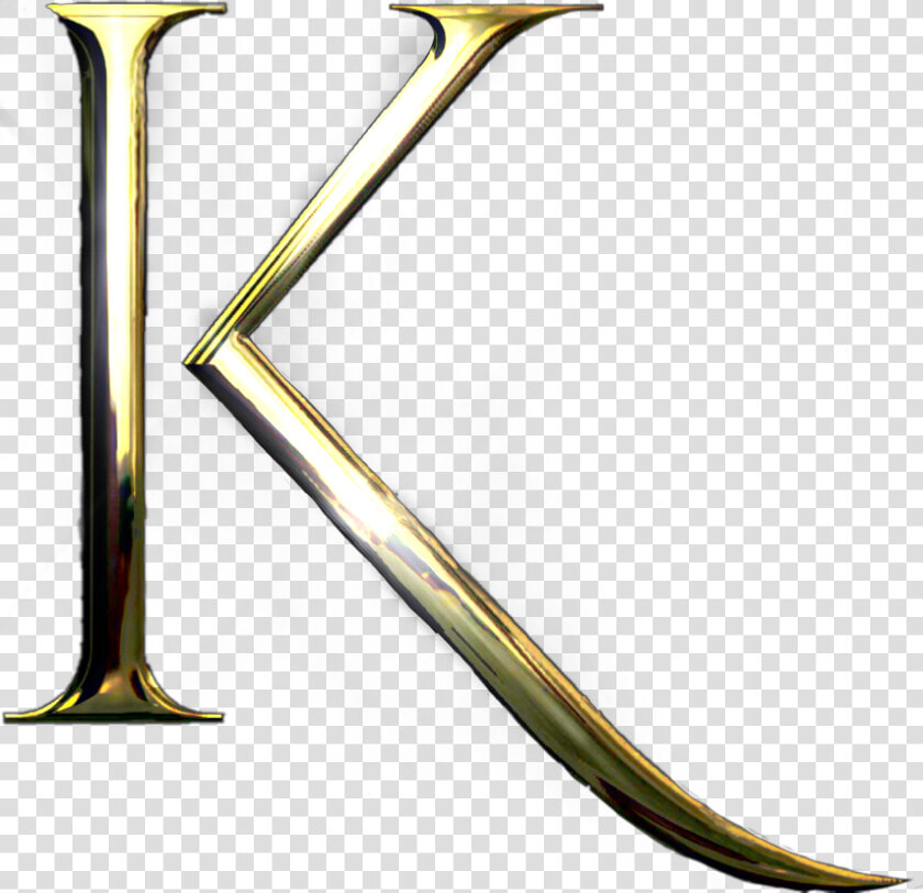  letter  alphabet  k  k  gold  shine  glare  decal   Weapon  HD Png DownloadTransparent PNG