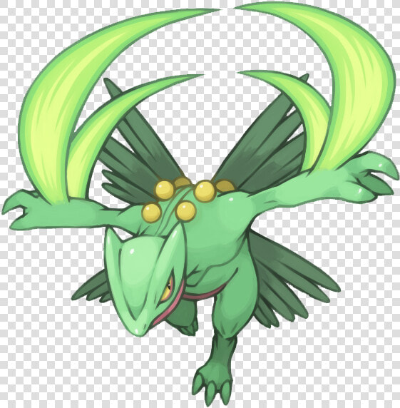 Sceptile Comin   Mega Sceptile Leaf Blade  HD Png DownloadTransparent PNG