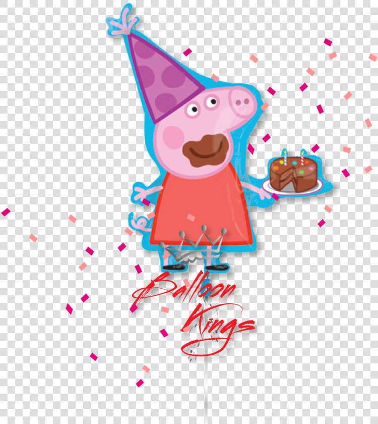 Peppa Happy Birthday   Png Download   Peppa Pig 4th Birthday  Transparent PngTransparent PNG