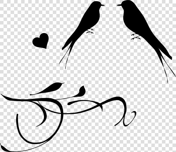 Transparent Clipart Of Birds   Wedding Clipart Love Bird  HD Png DownloadTransparent PNG