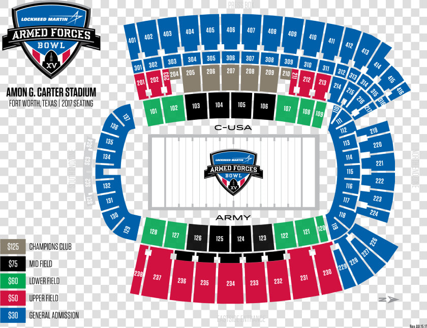 Armed Forces Bowl Seat Map  HD Png DownloadTransparent PNG