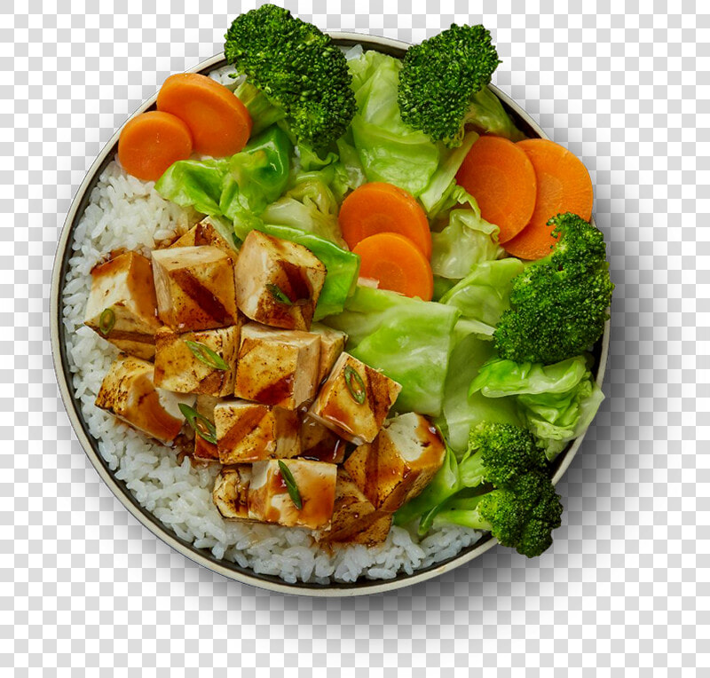 Tofu Veggie Bowl   Tofu Bowl Waba Grill  HD Png DownloadTransparent PNG