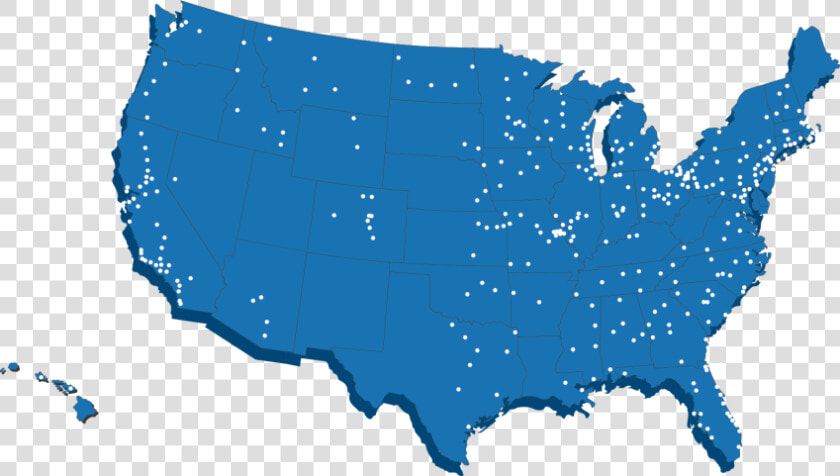 Branch Locations Map   Outline Of Us No Background  HD Png DownloadTransparent PNG