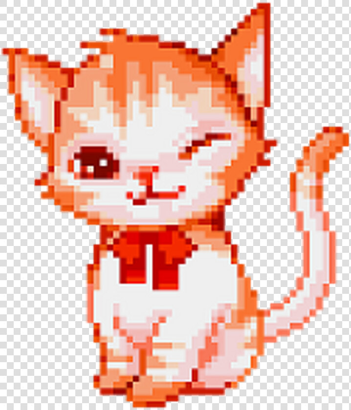 Cute Cat Perler Bead Patterns   Png Download   Cat Perler Bead Patterns  Transparent PngTransparent PNG