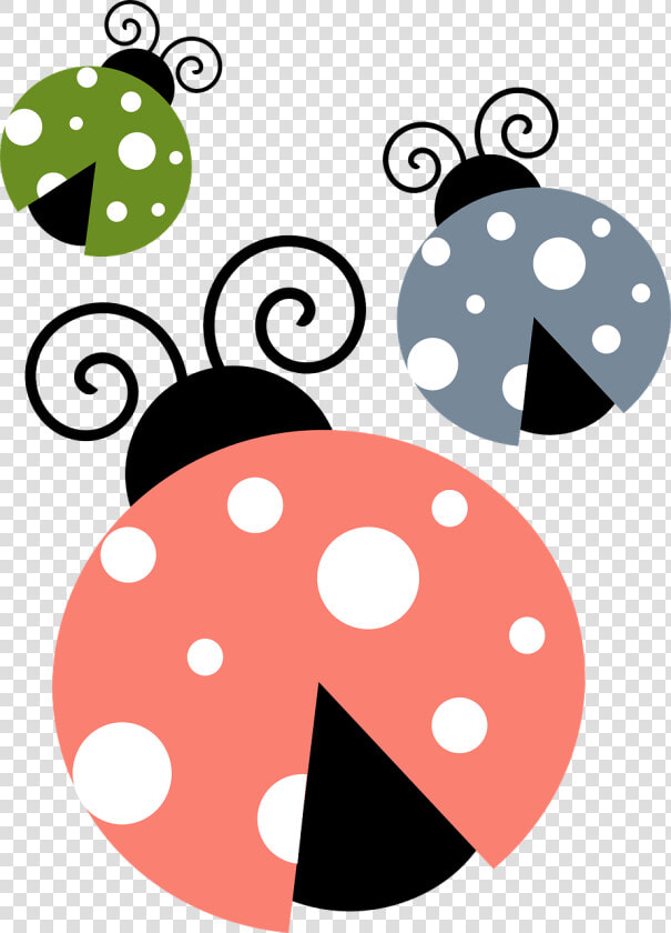 Ladybugs  Ladybirds  Bugs  Colorful  Group  Three  HD Png DownloadTransparent PNG