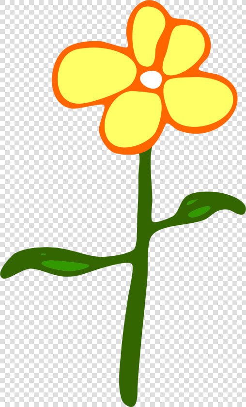 Flower Cartoon Yellow Clip Art   Cartoon Flower Png  Transparent PngTransparent PNG