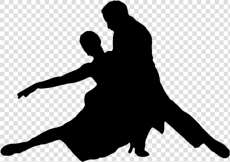 Silhouette Argentine Tango Ballroom Dance   Argentine Tango Silhouette  HD Png DownloadTransparent PNG