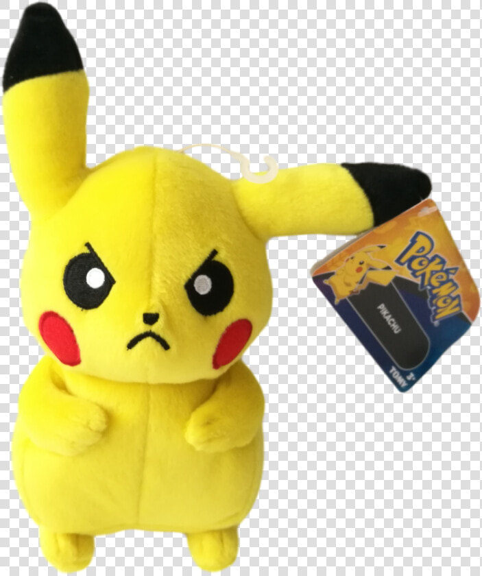 Plush   Angry Pikachu Plush  HD Png DownloadTransparent PNG