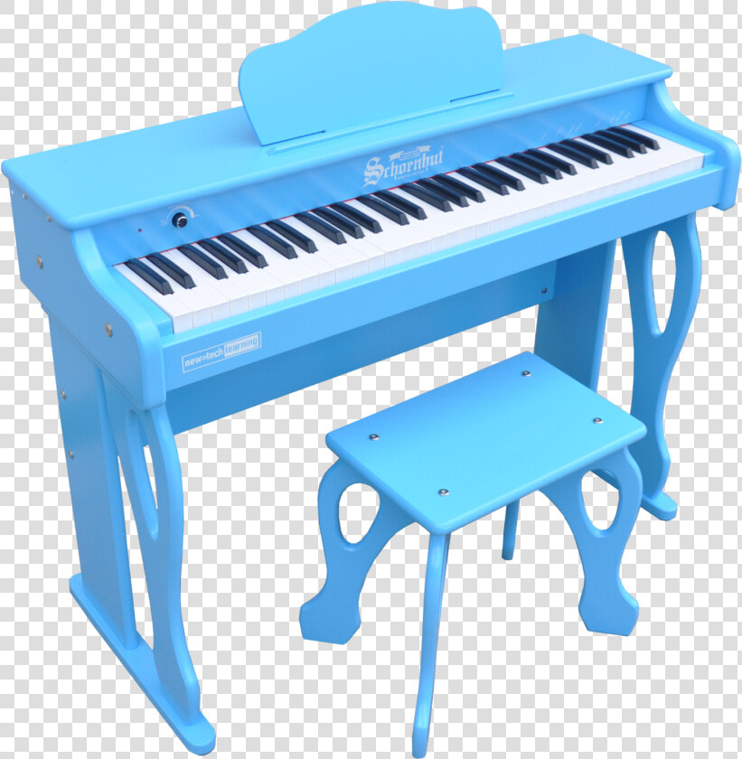 Schoenhut My First Piano Tutor 61 key Blue   Blue Toy Piano  HD Png DownloadTransparent PNG