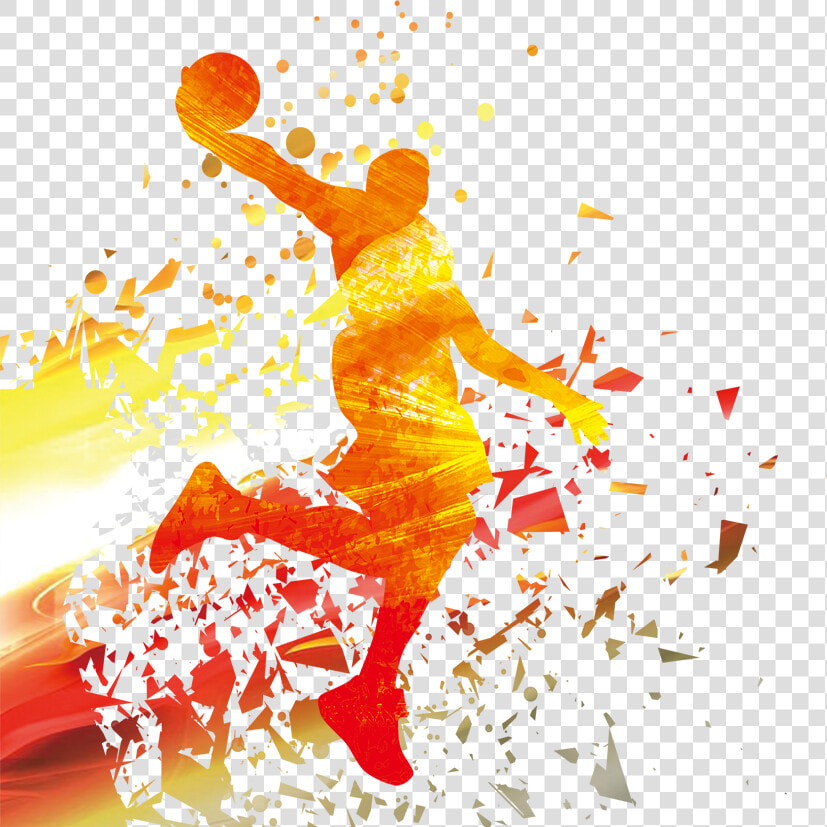 Player Nba Basketball Silhouette Download Hq Png Clipart   Basketball Background Images Png  Transparent PngTransparent PNG