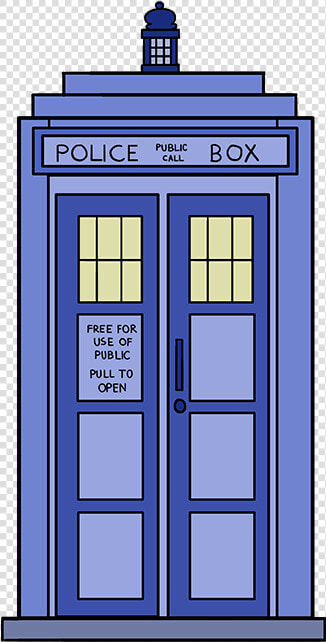 How To Draw Tardis   Open Door Tardis Drawing  HD Png DownloadTransparent PNG