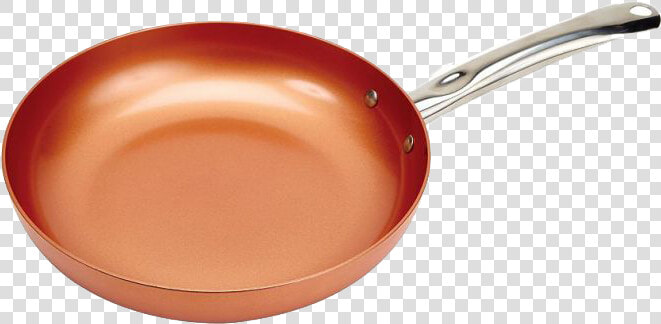 Cooking Pan Png Photo Background   Orange Non Stick Pan  Transparent PngTransparent PNG