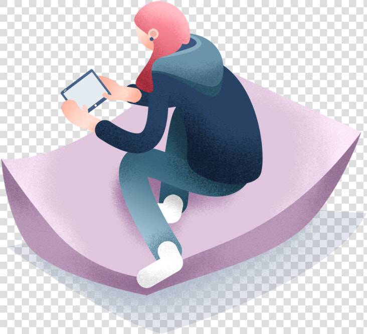 Lounging Girl On Screen   Bobsleigh  HD Png DownloadTransparent PNG