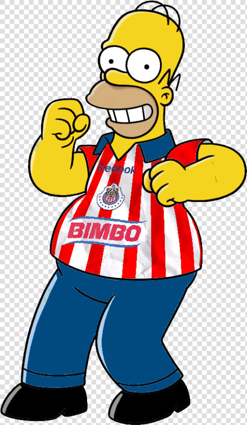 Homero Simpson Homer1   Homero Simpson Chivas  HD Png DownloadTransparent PNG