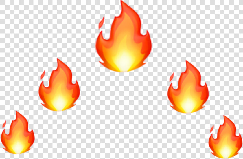  fire  fireemoji  emoji  tumblr  crown  orange  yellow   Black Air Forces 2k20  HD Png DownloadTransparent PNG