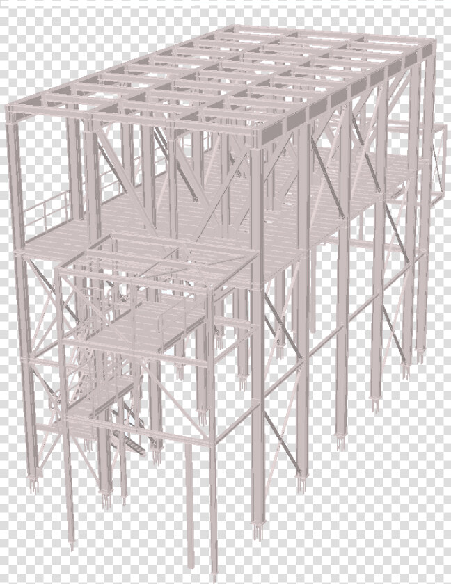 Square Silo Steel Construction 3d   Structure Of Square Silos  HD Png DownloadTransparent PNG