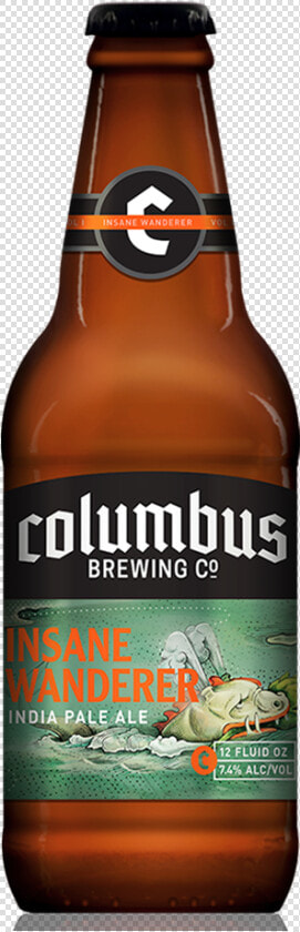 Cbc Insane Wanderer Bottle   Columbus Brewing Ipa  HD Png DownloadTransparent PNG