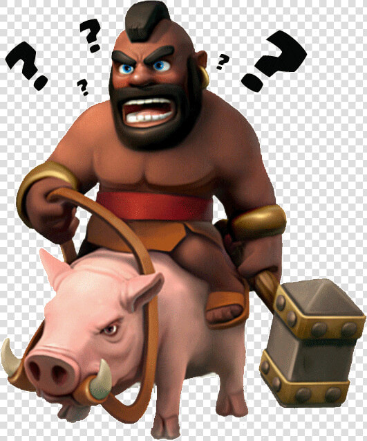 Cochon Clash Royale Png   Png Download   Clash Royale Hog Rider Png  Transparent PngTransparent PNG