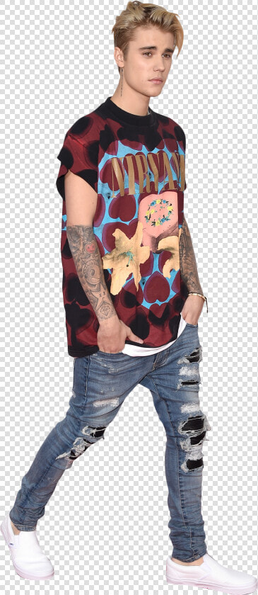 Justin Bieber Ripped Skinny Jeans  HD Png DownloadTransparent PNG