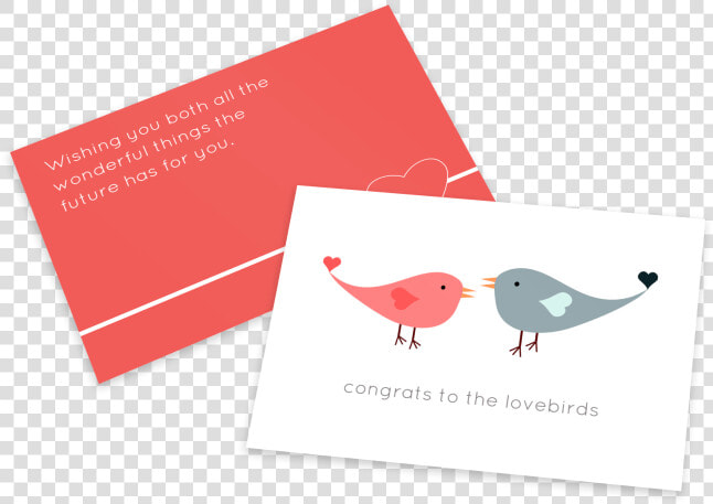 Wedding Lovebirds Card Template Preview   Paper  HD Png DownloadTransparent PNG