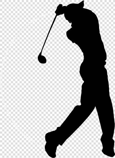 Vector Graphics Clip Art Silhouette Illustration Golf   Clip Art Golf Swing  HD Png DownloadTransparent PNG