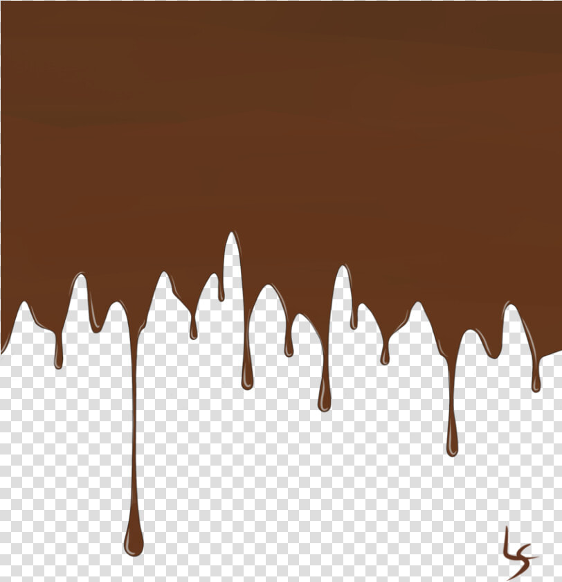 Melted Chocolate By Lis Banner Black And White Library   Melted Chocolate Vector Png  Transparent PngTransparent PNG