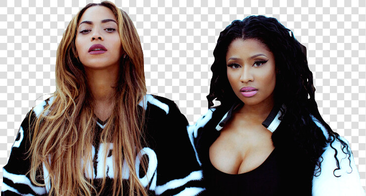 Beyoncé  Nicki Minaj  And Feeling Myself Image   Nicki Minaj Y Beyonce  HD Png DownloadTransparent PNG