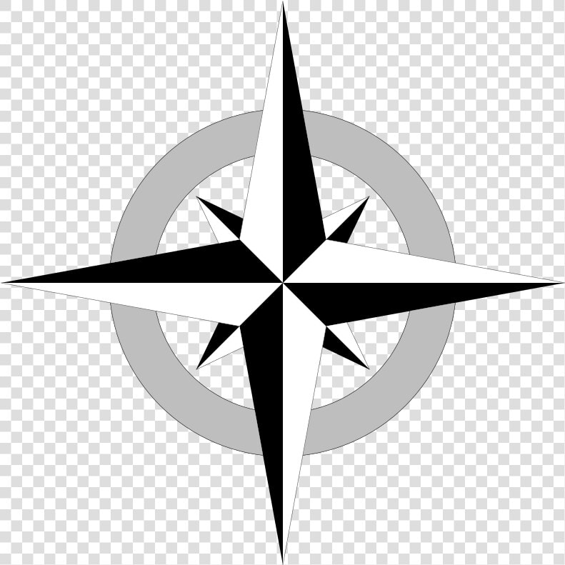 Collection Of Free Compass Vector Simple   Transparent Compass Rose  HD Png DownloadTransparent PNG