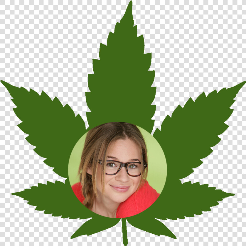 Lena Cast Pot headshots   Transparent Background Marijuana Leaf  HD Png DownloadTransparent PNG