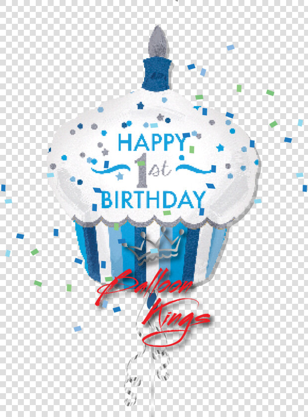 Transparent First Birthday Png   Happy 1st Birthday Balloon  Png DownloadTransparent PNG