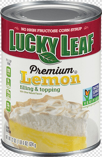 Premium Lemon Filling  amp  Topping   Lucky Leaf Lemon Pie Filling  HD Png DownloadTransparent PNG