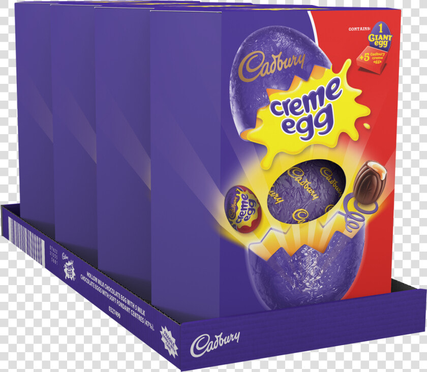 Creme Egg Giant Egg 495g   Cadburys Creme Egg Easter Egg  HD Png DownloadTransparent PNG