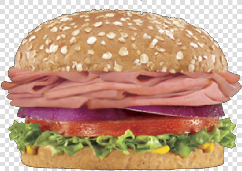 Big Hot Ham Sandwich   Hardees Big Ham And Cheese  HD Png DownloadTransparent PNG