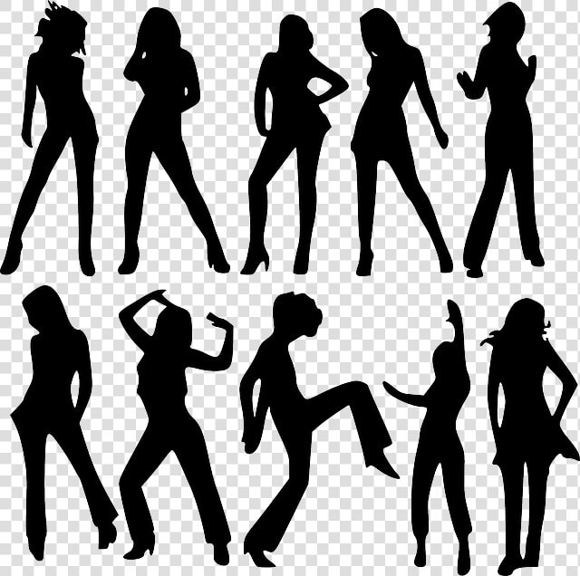 Fashion Models  Models  Fashion  Women  Sexy  Female   Women Silhouette Clip Art  HD Png DownloadTransparent PNG