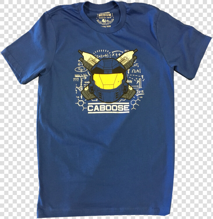 Blue Caboose Helmet Crest Tee   Active Shirt  HD Png DownloadTransparent PNG