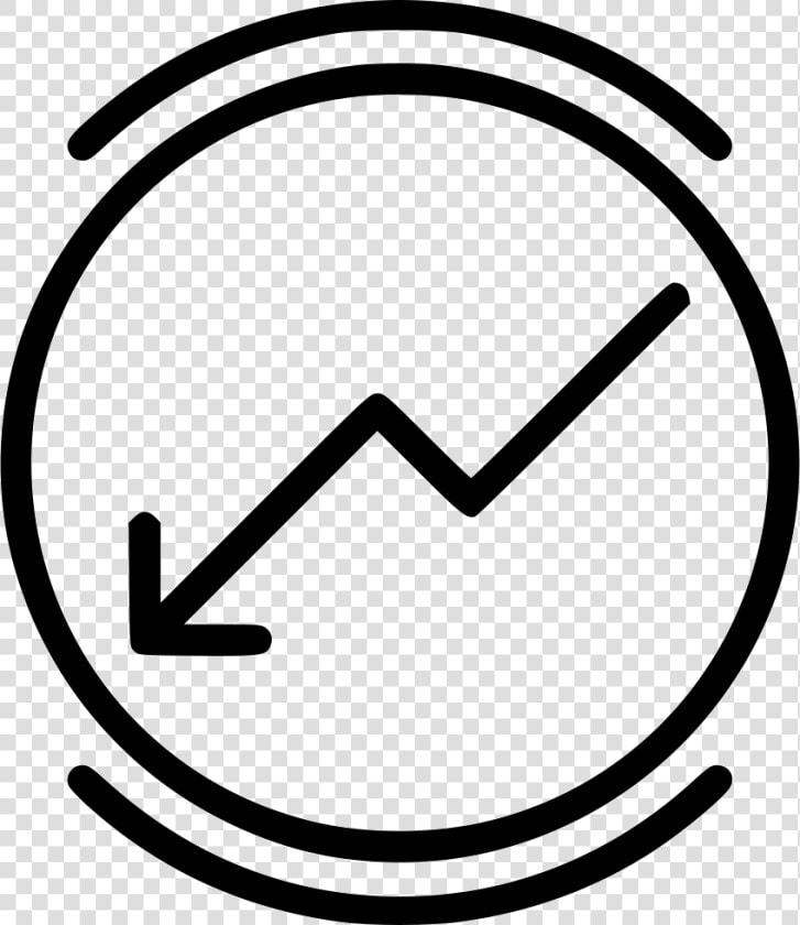 Decrease Report Circle Round Arrow Comments   Tick In Circle Symbol  HD Png DownloadTransparent PNG