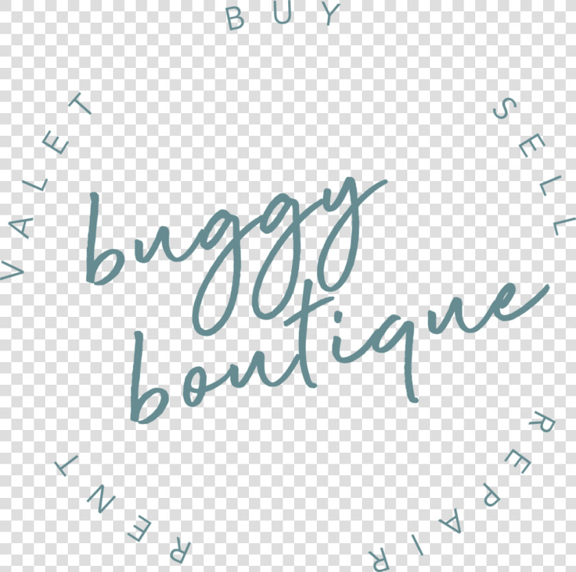 Buggy Boutique Circle Logo   Calligraphy  HD Png DownloadTransparent PNG